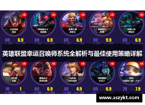 英雄联盟幸运召唤师系统全解析与最佳使用策略详解