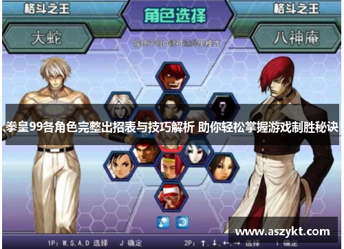 拳皇99各角色完整出招表与技巧解析 助你轻松掌握游戏制胜秘诀